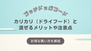 ブッチにカリカリを混ぜるメリットと注意点を徹底解説【保存法も紹介】 